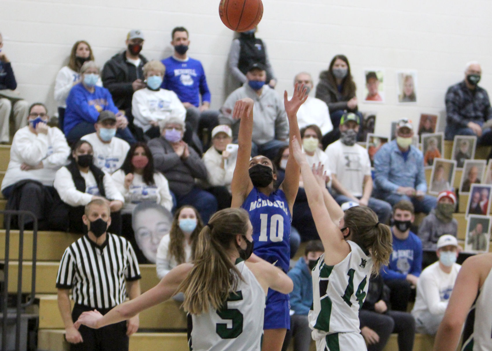 McDonell girls basketball at Northwood 2-18-21
